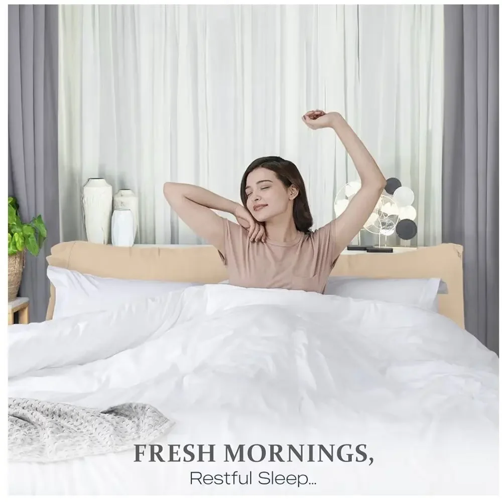 Utopia Bedding Twin Duvet Cover Set 2 Piece White Brushed Microfiber New